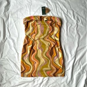 NET Wild Fable mini strapless dress